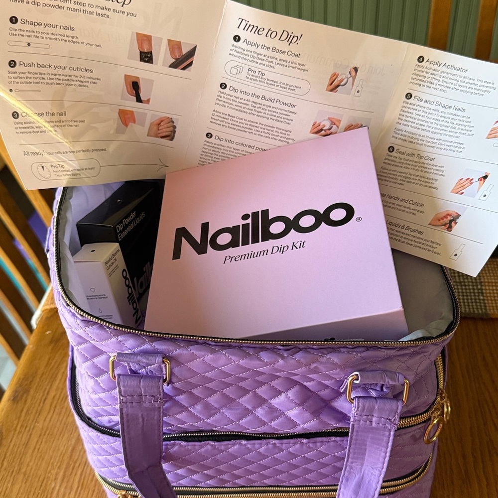 Nailboo Premium Dip Kit in Purple